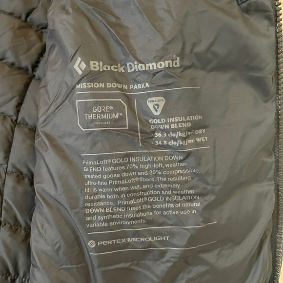 Black Diamond Mission Down Parka - Picture 5 of 6